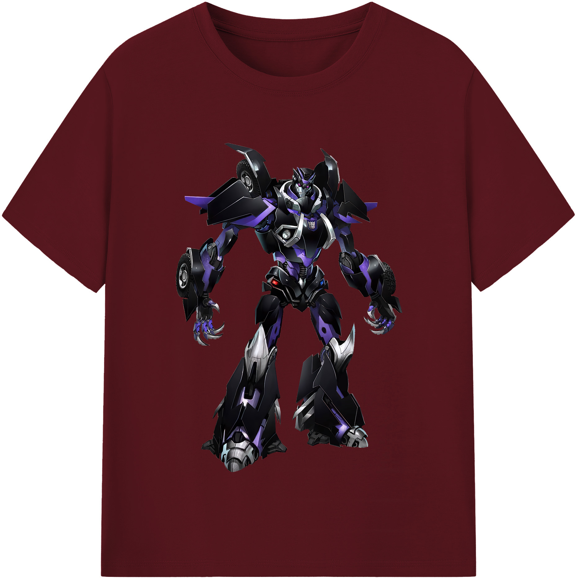 （画像用） Transformers トランスフォーマー 綿100％半袖Tシャツ（フロントプリント）